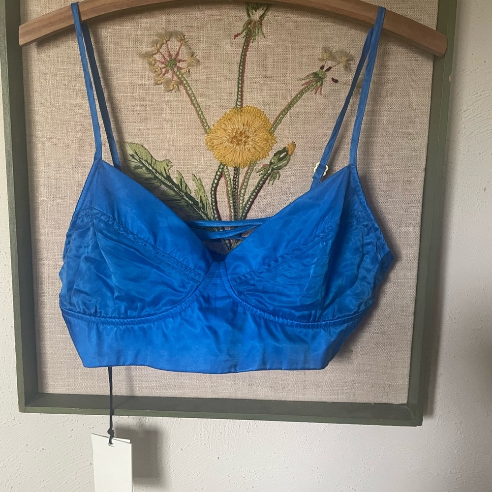 Betro Simone electric Blue Satin Bralette